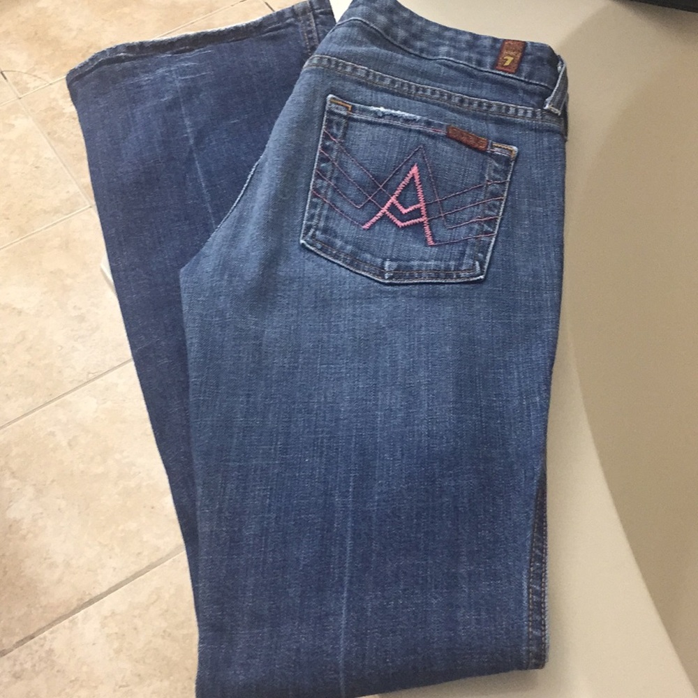 Seven for all mankind pink A pocket 29